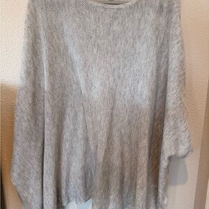 LOFT Light Gray Women's Poncho